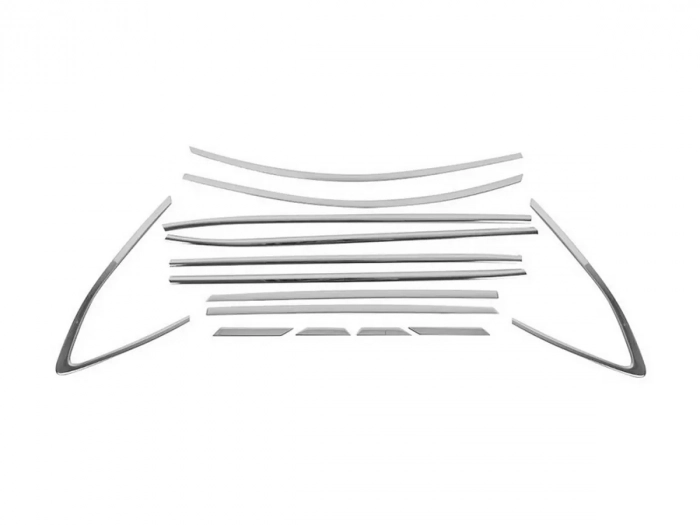 Хром повне окантування вікон Hyundai Tucson III (TL; 16-21) 2