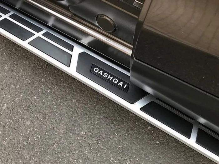 Пороги боковые Nissan Qashqai II (J11; 14-21) - OEM 4S стиль 6