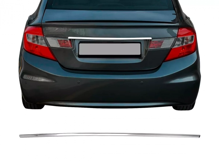 Хром накладка над номером Honda Civic IX (12-15) Sedan 1