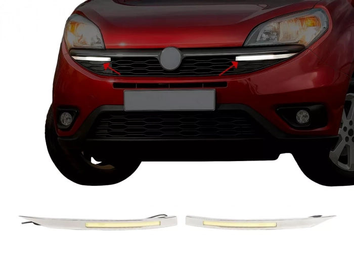 Денні ходові вогні Fiat Doblo II (15-22) - DRL Led 1