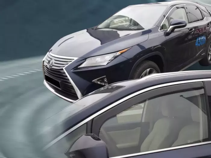 Дефлектори вікон Lexus RX IV (AL20; 16-22) - Heko (вставні) 4