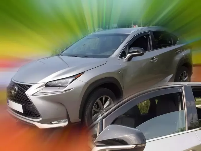 Дефлекторы окон Lexus NX I (AZ10; 15-21) - Heko (вставные) 3