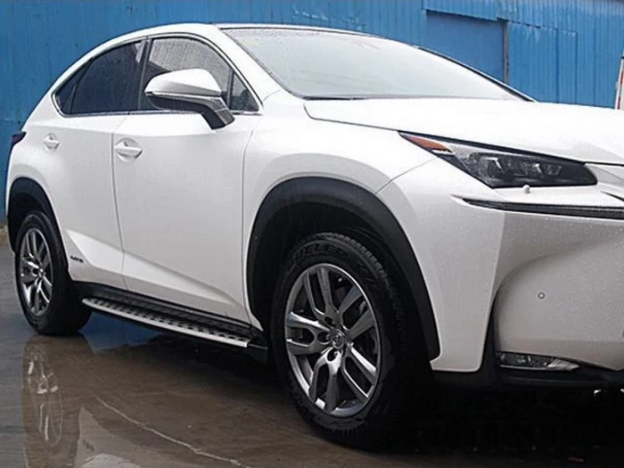 Пороги боковые Lexus NX I (AZ10; 15-21) - Mercedes стиль 7
