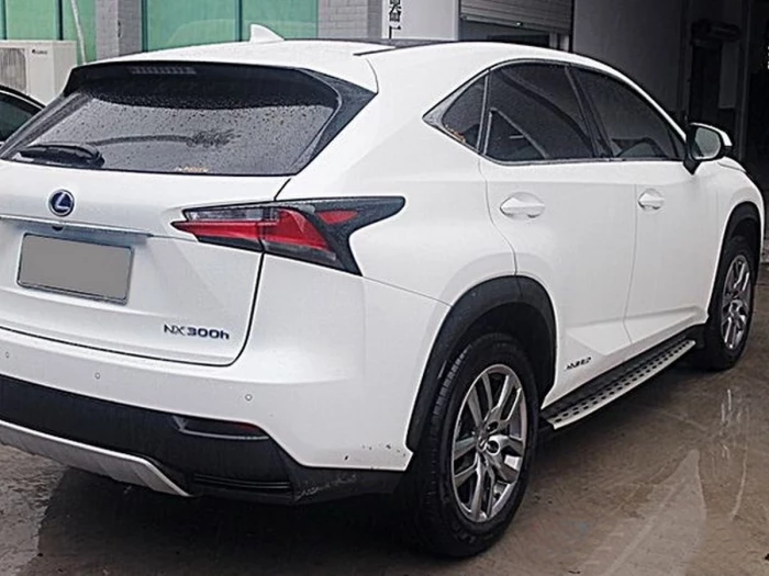 Пороги боковые Lexus NX I (AZ10; 15-21) - Mercedes стиль 8