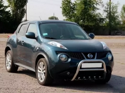 Кенгурятник Nissan Juke I (F15; 10-19) - с грилем широкий 2