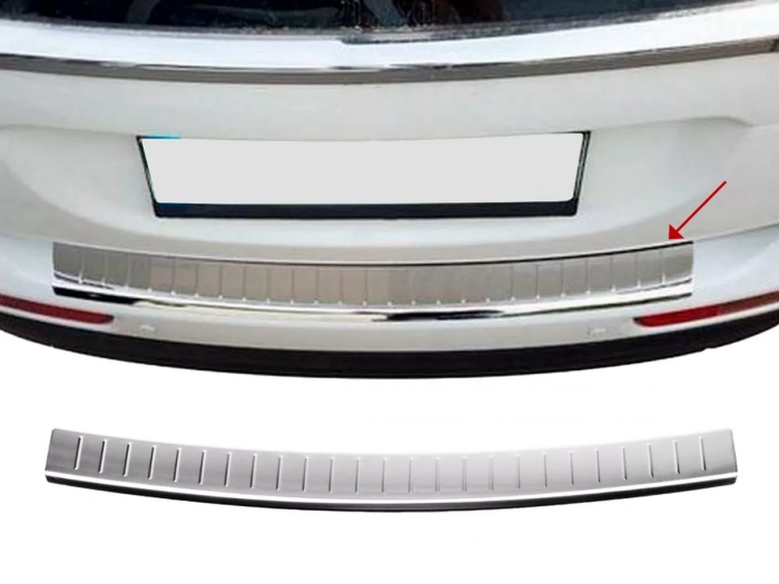 Накладка на задній бампер Mitsubishi Outlander III (13-15) - Omsa 1