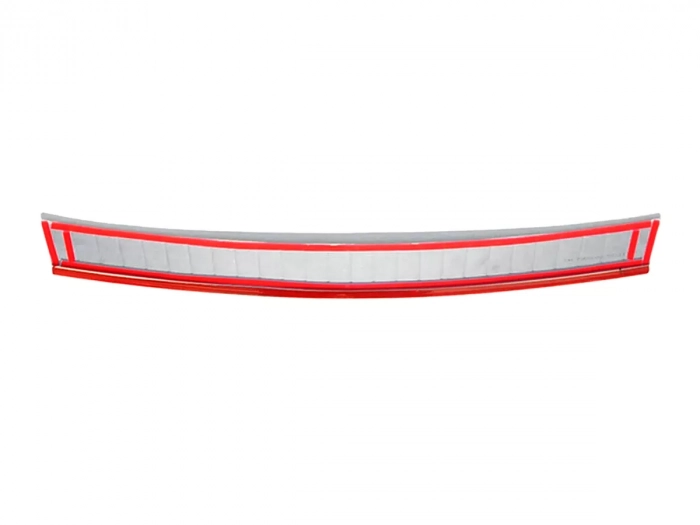 Накладка на задній бампер Mitsubishi Outlander III (13-15) - Omsa 3