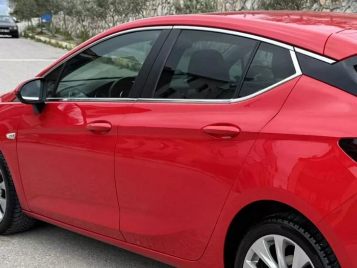 Хром повні молдинги вікон Opel Astra K (15-21) Htb 7