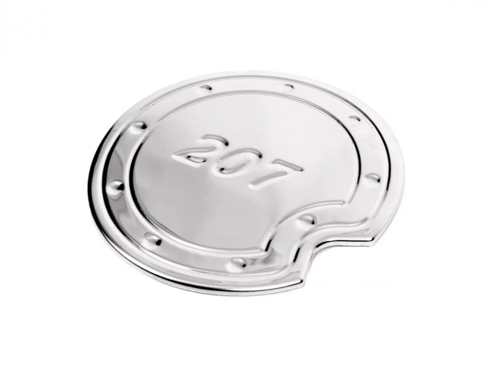 Хром накладка на лючок бензобака Peugeot 207 (06-12) 2