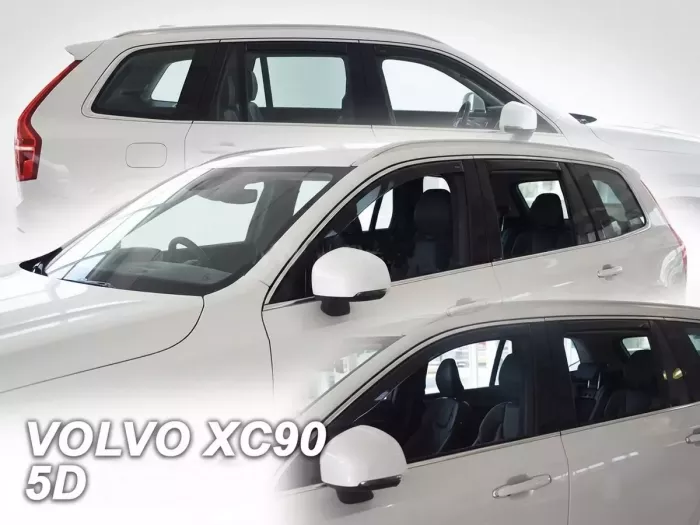 Дефлекторы окон Volvo XC90 I (03-15) - Heko (вставные) 4
