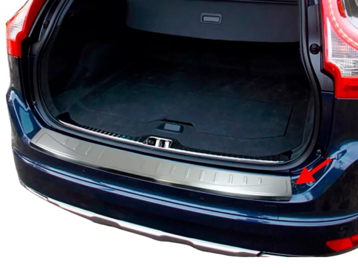 Накладка на задний бампер Volvo XC60 I (13-17) - Omsa 4