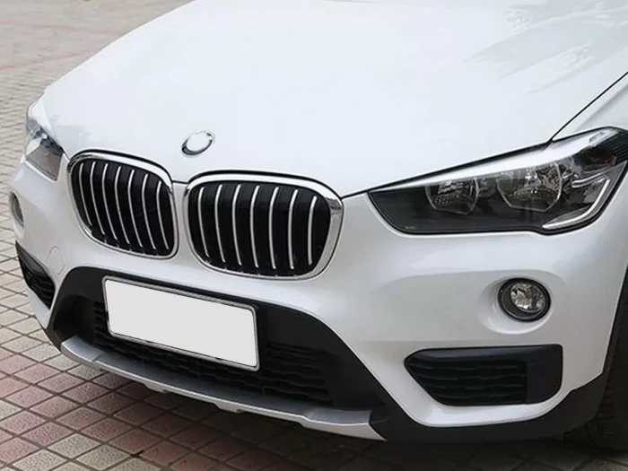 Накладки передня та задня під бампер BMW X1 F48 (15-18) - хром 7