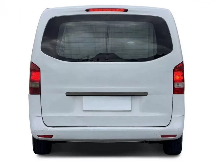 Хром накладка над номером Mercedes Vito III / V W447 (14-) - чорна 8