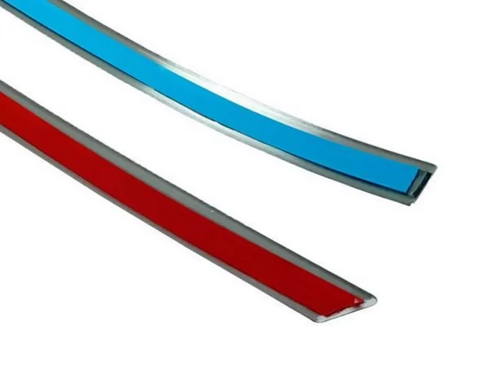 Хром накладки на зеркала VW Amarok I (10-22) - полоски 3