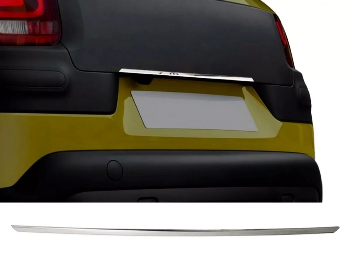 Хром накладка над номером Citroen C4 Cactus (14-18) 1