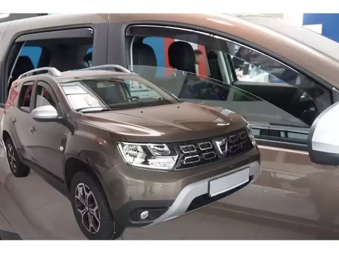 Дефлектори вікон Dacia Duster II (HM; 18-24) - Heko (вставні) 3