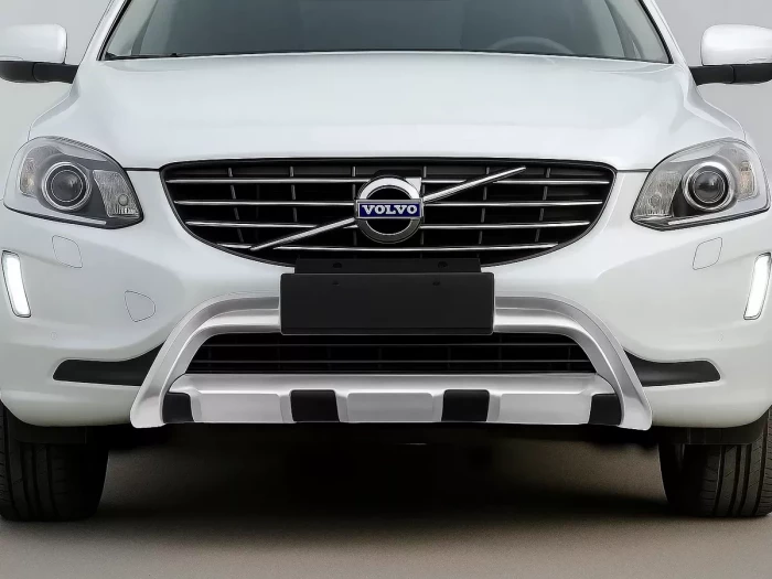 Накладки на бампера Volvo XC60 I (14-17) рестайлинг 3