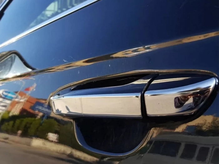 Хром накладки на ручки VW Passat B6 (3C; 05-10) - плоские 5