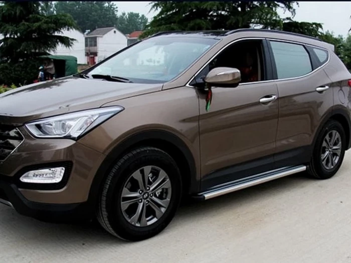 Пороги бічні Hyundai Santa Fe III / ix45 (13-17) - OEM стиль 7