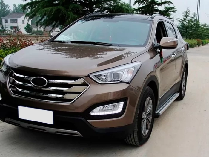 Пороги бічні Hyundai Santa Fe III / ix45 (13-17) - OEM стиль 8