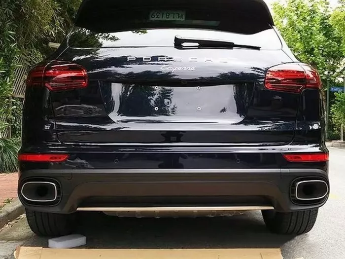 Накладки під бампера Porsche Cayenne II (15-17) рестайлінг 3