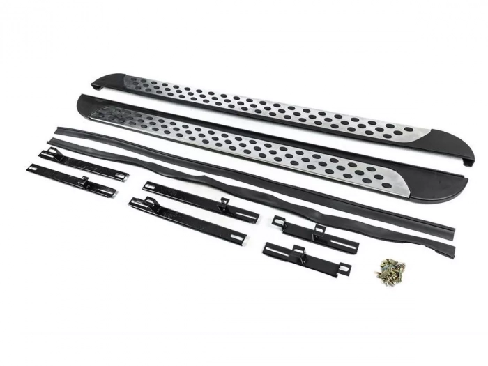 Пороги боковые Nissan Murano III Z52 (15-) - BMW стиль 2