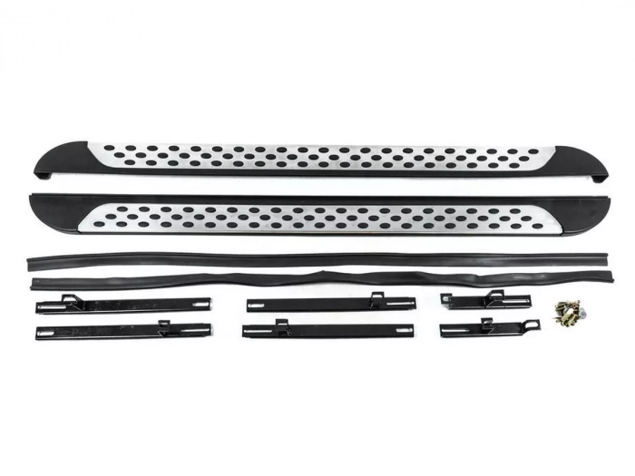 Пороги боковые Nissan Murano III Z52 (15-) - BMW стиль 3