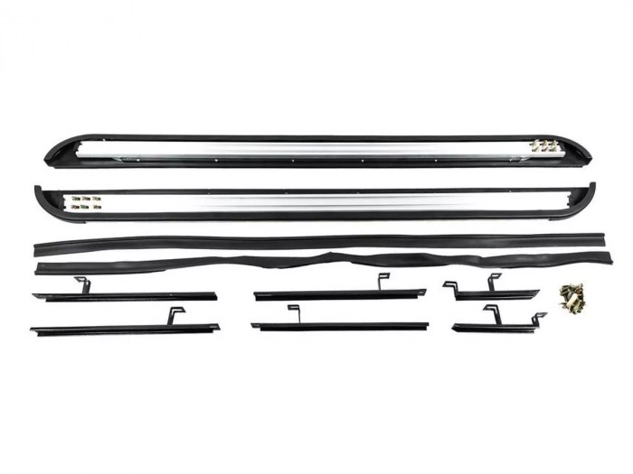 Пороги боковые Nissan Murano III Z52 (15-) - BMW стиль 4