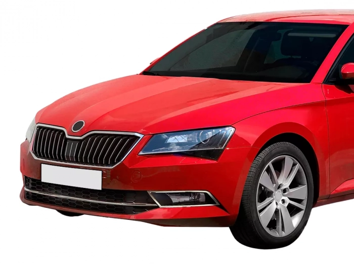 Хром на противотуманки Skoda Superb III (3V; 15-18) 4