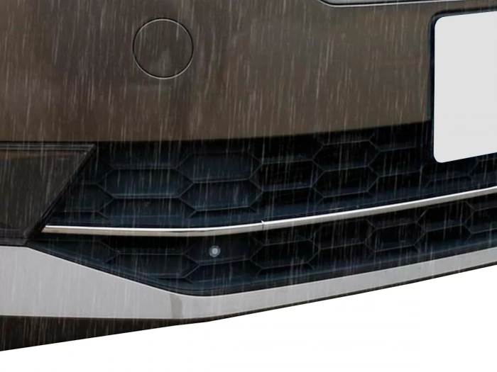 Хром на передний бампер Skoda Superb III (3V; 15-18) 3