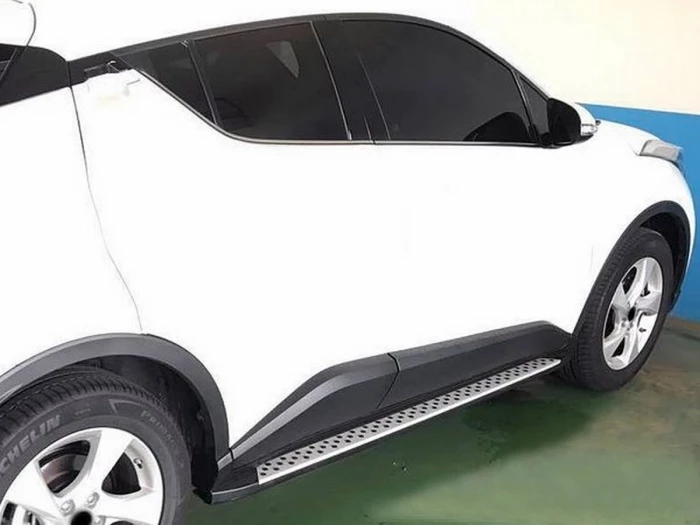 Пороги боковые Toyota C-HR I (AX10; 17-23) - BMW стиль 2
