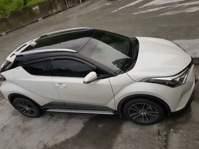 Пороги боковые Toyota C-HR I (AX10; 17-23) - BMW стиль 8