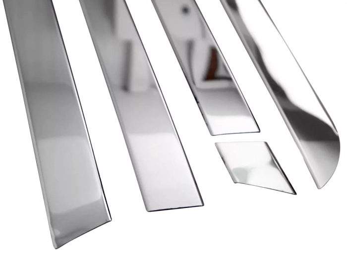 Хром молдинги дверные Mercedes Vito / V W447 SWB (L1/L2) 1 дверь 2