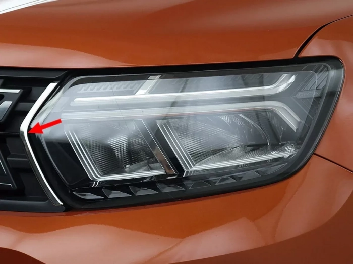 Хром на решётку радиатора Dacia Duster II (HM; 18-24) 3