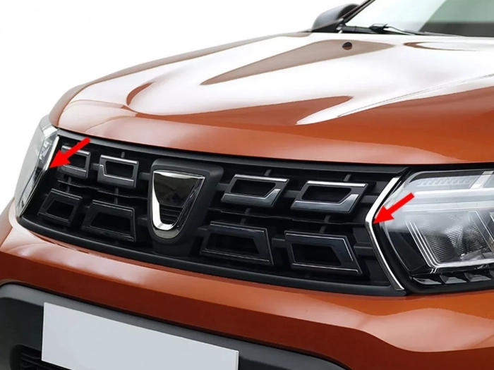 Хром на решётку радиатора Dacia Duster II (HM; 18-24) 4