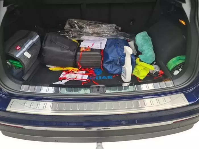 Накладка на задний бампер VW Tiguan II / Allspace (16-23) - Omsa (матовая) 6