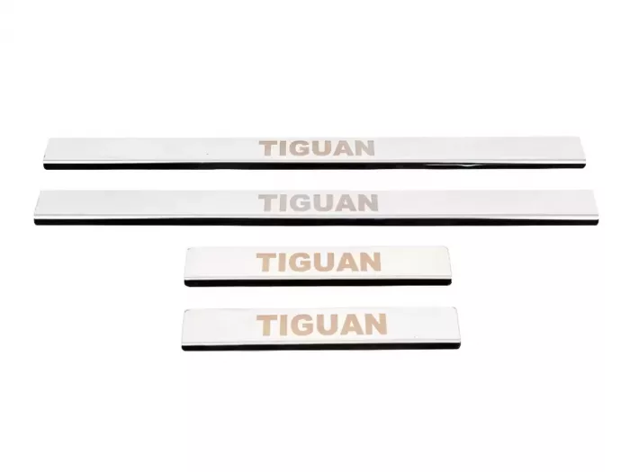Накладки на пороги VW Tiguan II / Allspace (16-23) - Carmos 2
