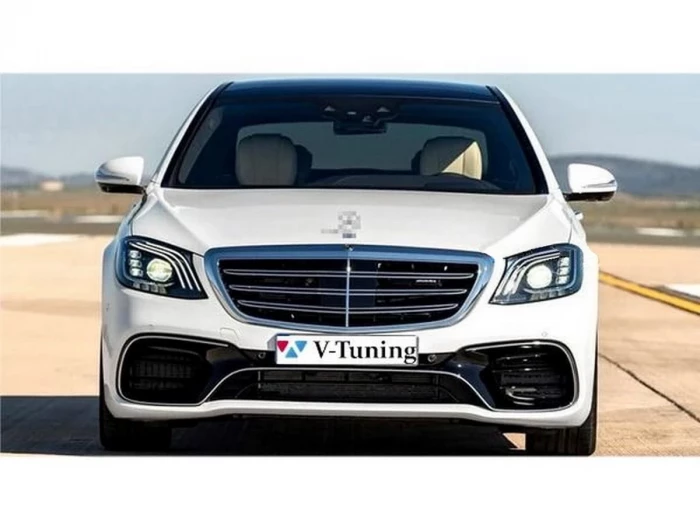 Комплект обвеса Mercedes S W222 (18-20) рестайлинг - S63 AMG стиль 7
