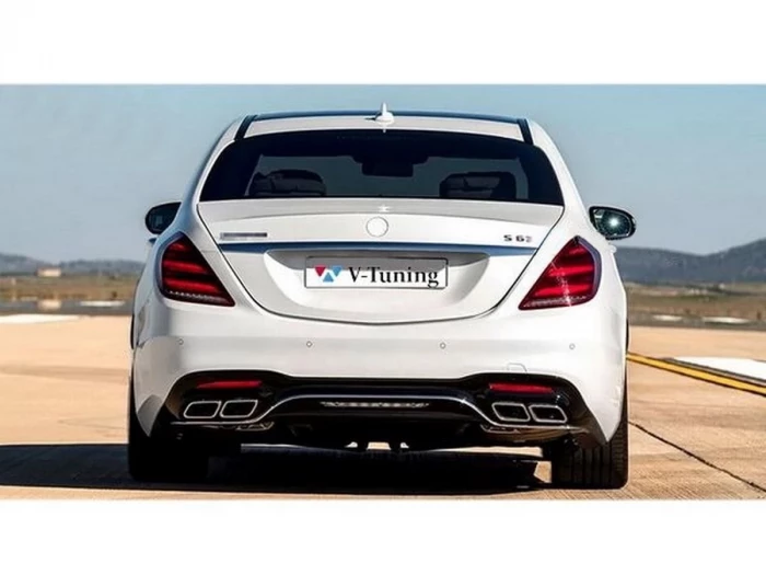 Комплект обвеса Mercedes S W222 (18-20) рестайлинг - S63 AMG стиль 8