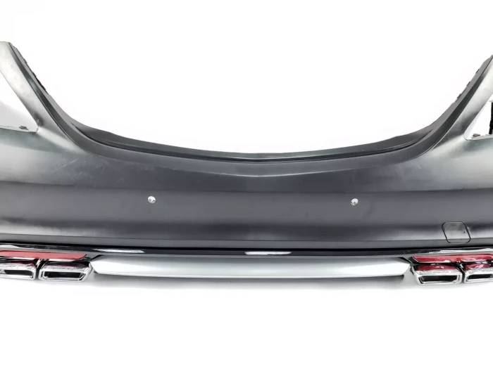 Бампер задній Mercedes S W222 (14-17) - S63 AMG (з насадками) 3