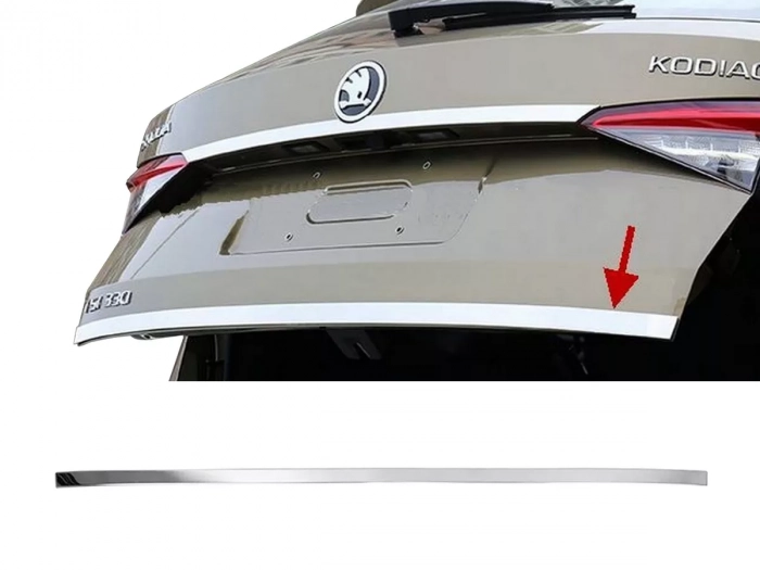 Хром на кромку багажника Skoda Kodiaq I (17-23) 1