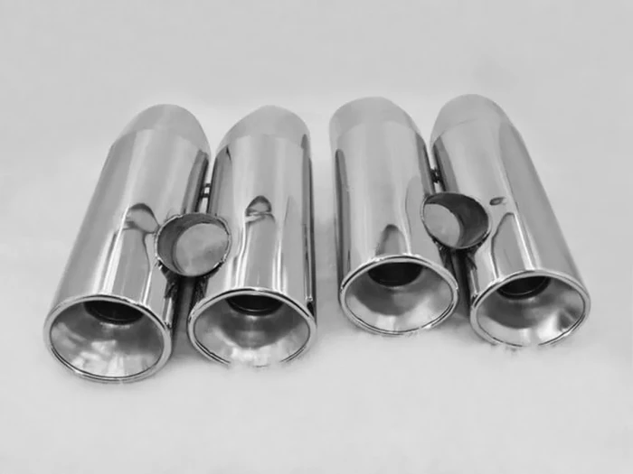 Насадки на глушитель Mercedes S W220 (98-05) - двойные 3