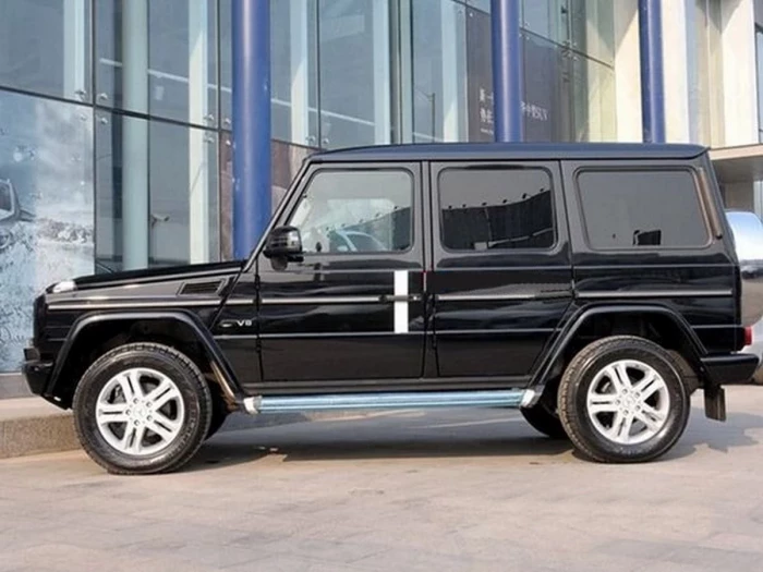 Пороги боковые Mercedes G W463 (90-18) - оригинал стиль 6