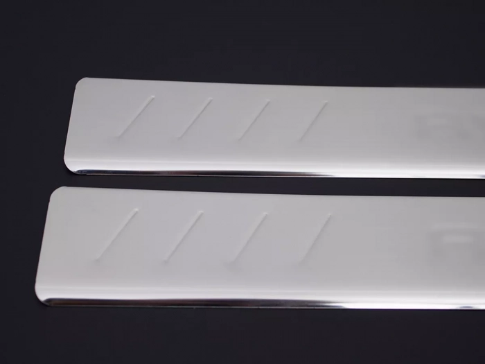 Накладки на пороги Chevrolet Aveo T300 (11-20) - Omsa 4