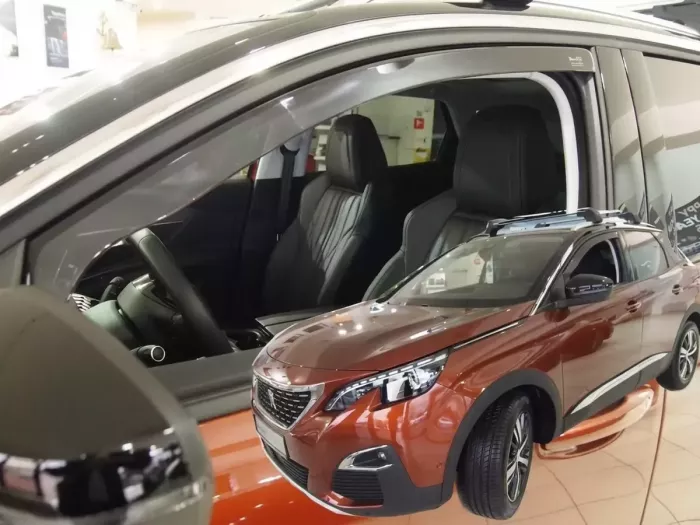 Дефлекторы окон Peugeot 3008 II (P84; 17-23) - Heko (вставные) 4