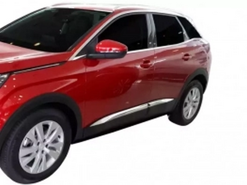 Хром молдинги на двері Peugeot 3008 II (P84; 17-) 4