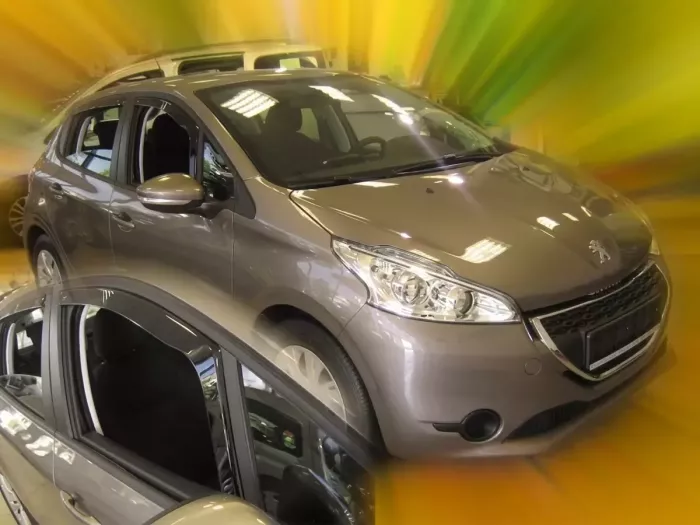 Дефлектори вікон Peugeot 208 I (A9; 12-19) 5D - Heko (вставні) 3