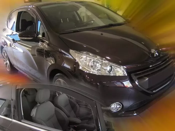 Дефлектори вікон Peugeot 208 I (A9; 12-19) 3D - Heko (вставні) 4
