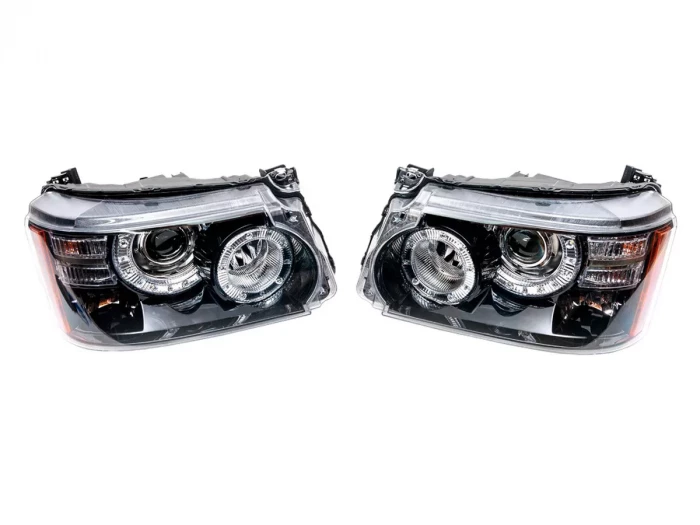 Фары передние Range Rover Sport I (L320; 10-13) - чёрные 3