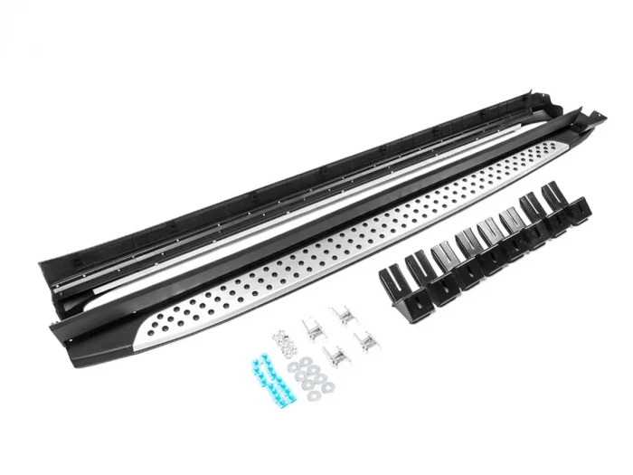 Пороги боковые Hyundai Santa Fe IV (TM; 19-23) - BMW стиль 5